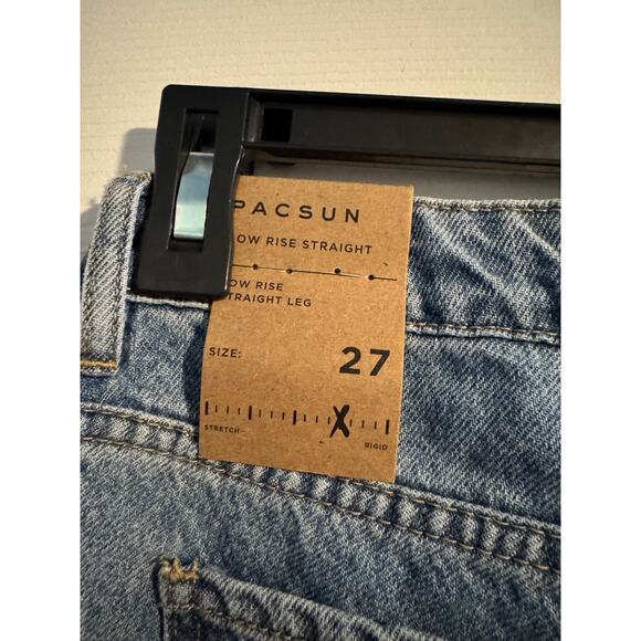 Pacsun Jeans size 27 Low Rise Straight - Picture 3 of 5